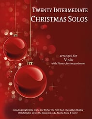 20 Intermediate Christmas Solos Viola and Piano EPRINT cover Thumbnail